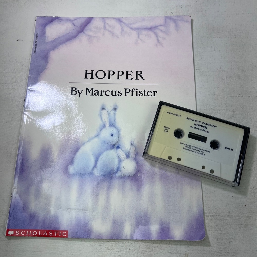 Hopper by Marcus Pfister Scholastic Book and Cassette Tape Set 0-590-69822-2